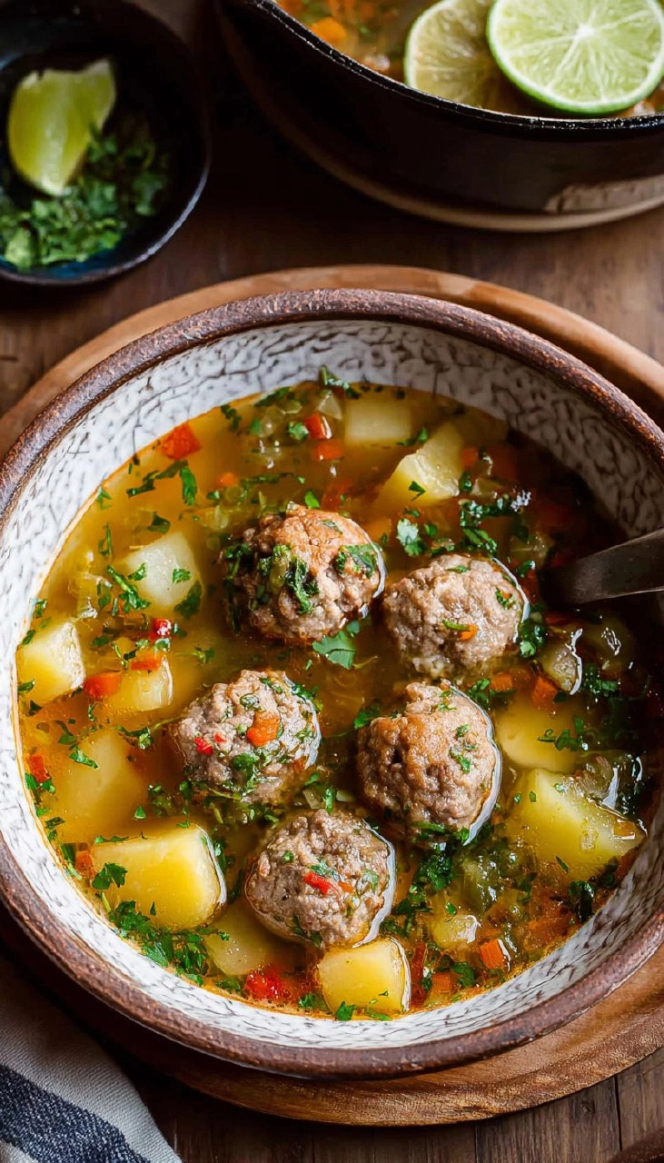 Albondigas: Mexican Meatball Soup