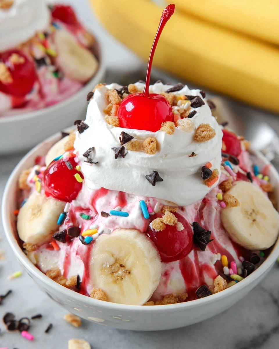 Banana Split Fluff Salad