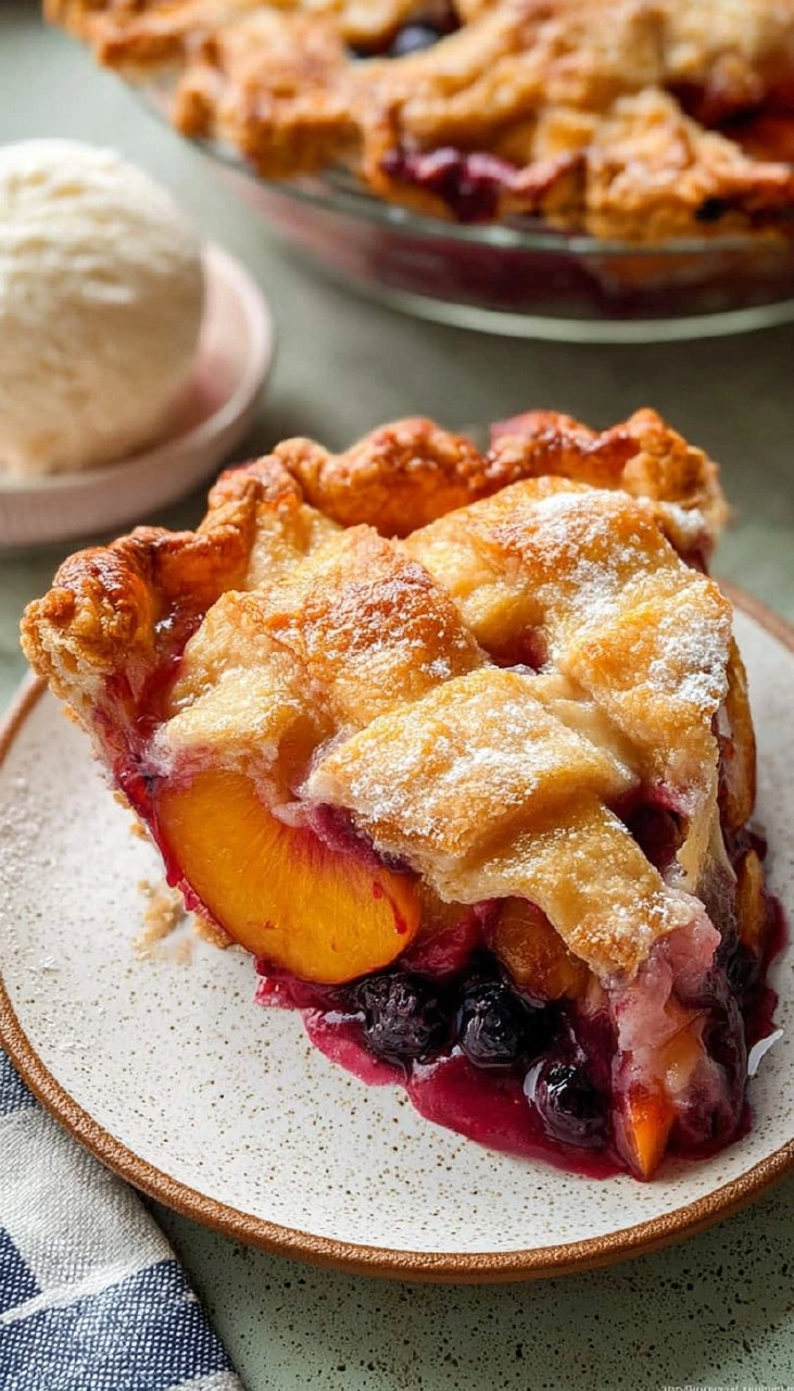 Blueberry Peach Pie