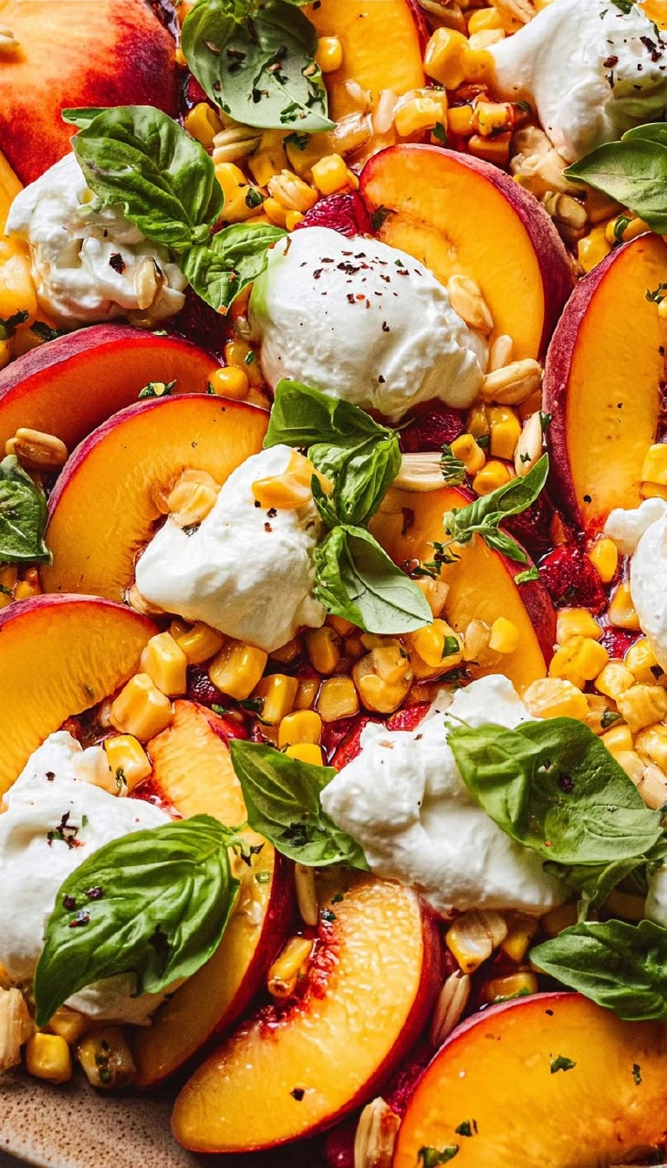 Burrata Peach Salad