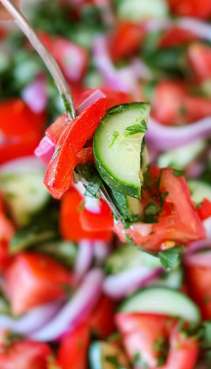 Classic Cucumber Tomato Salad