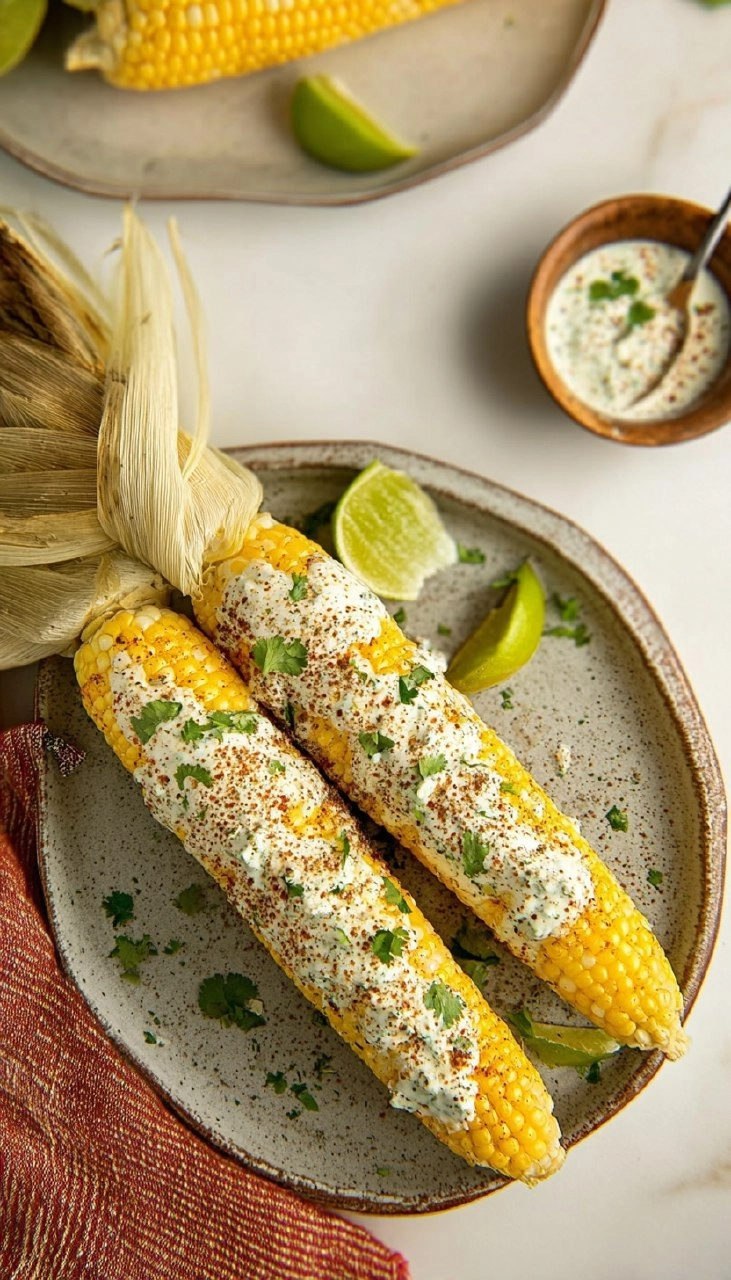 Creamy Cilantro Lime Corn