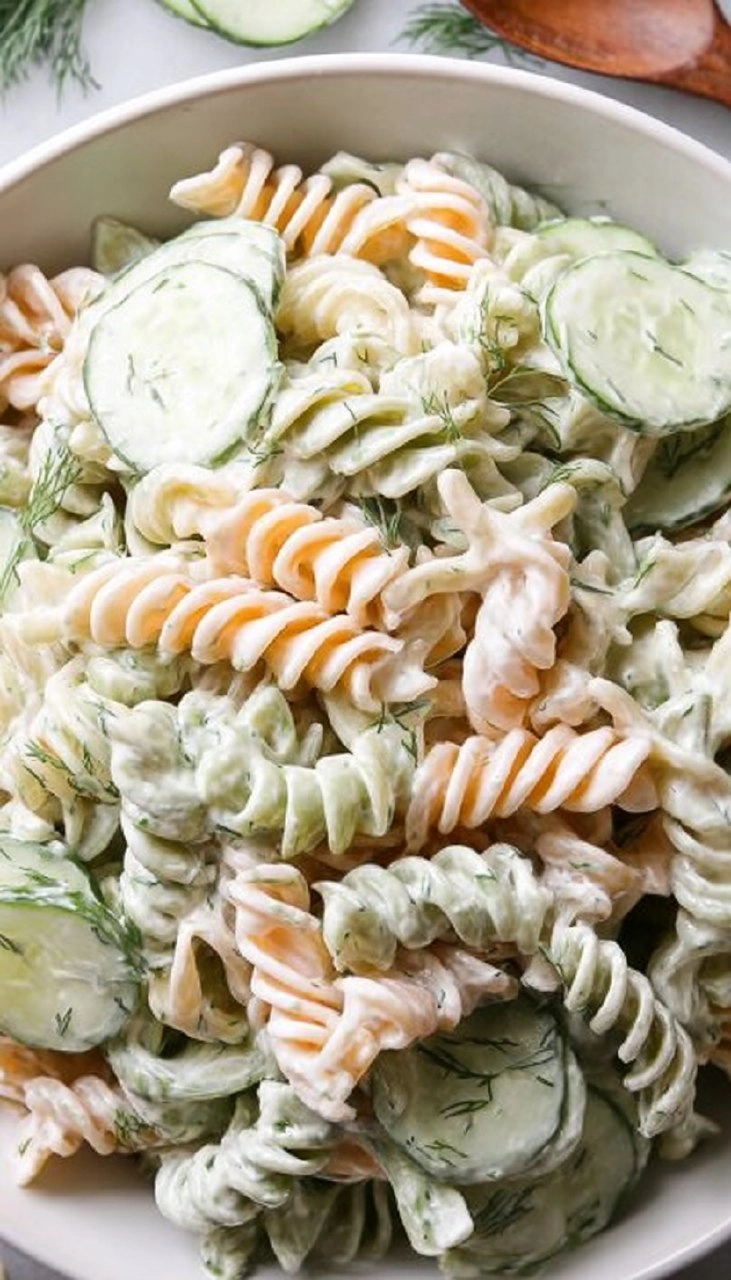 Creamy Cucumber Pasta Salad 80 Creamy Cucumber Pasta Salad
