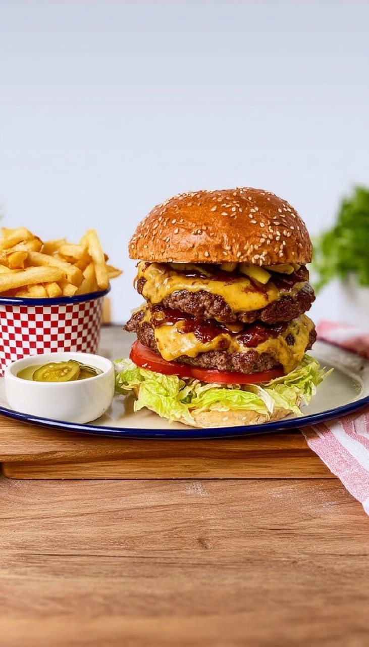 Double Cheeseburger 295 Double Cheeseburger