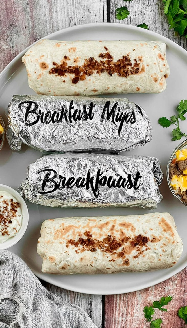 Meal Prep Breakfast Burritos
