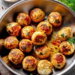 Mediterranean Chicken Meatballs 111 Mediterranean-Chicken-Meatballs-Recipe