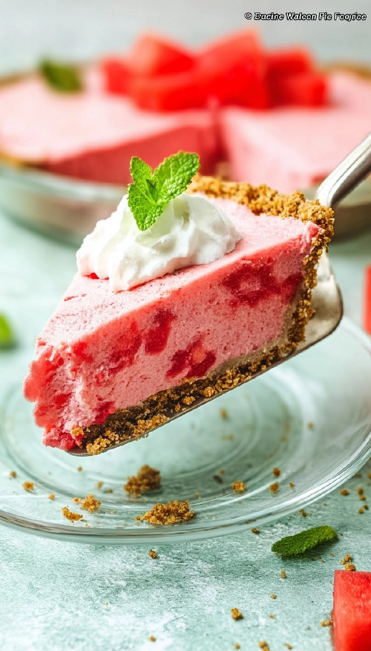 No-Bake Watermelon Pie: An Easy Summer Dessert