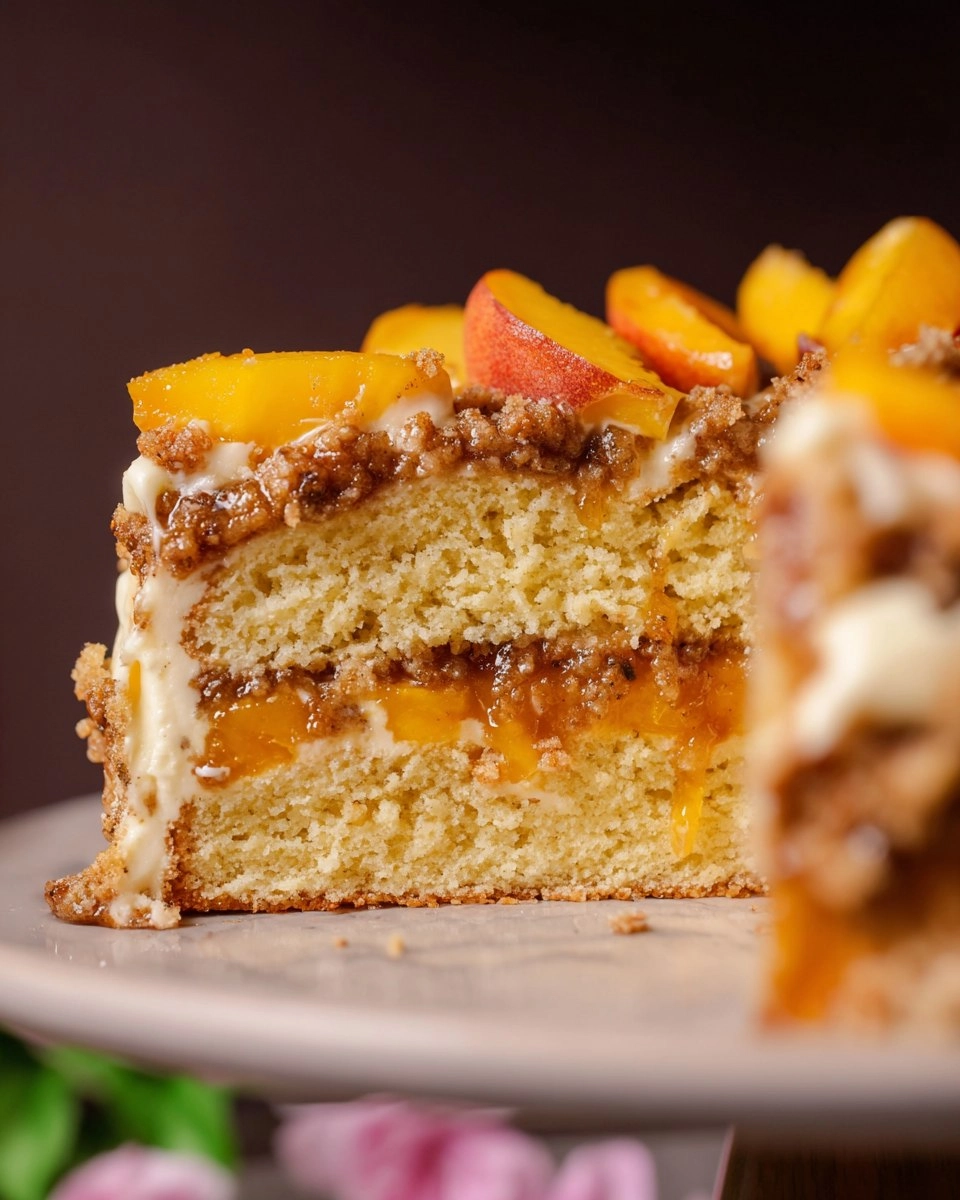 Peach Cobbler Cake 189 Peach Cobbler Cake