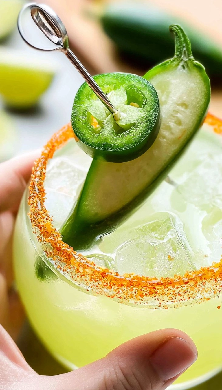 Spicy Pickle Margarita