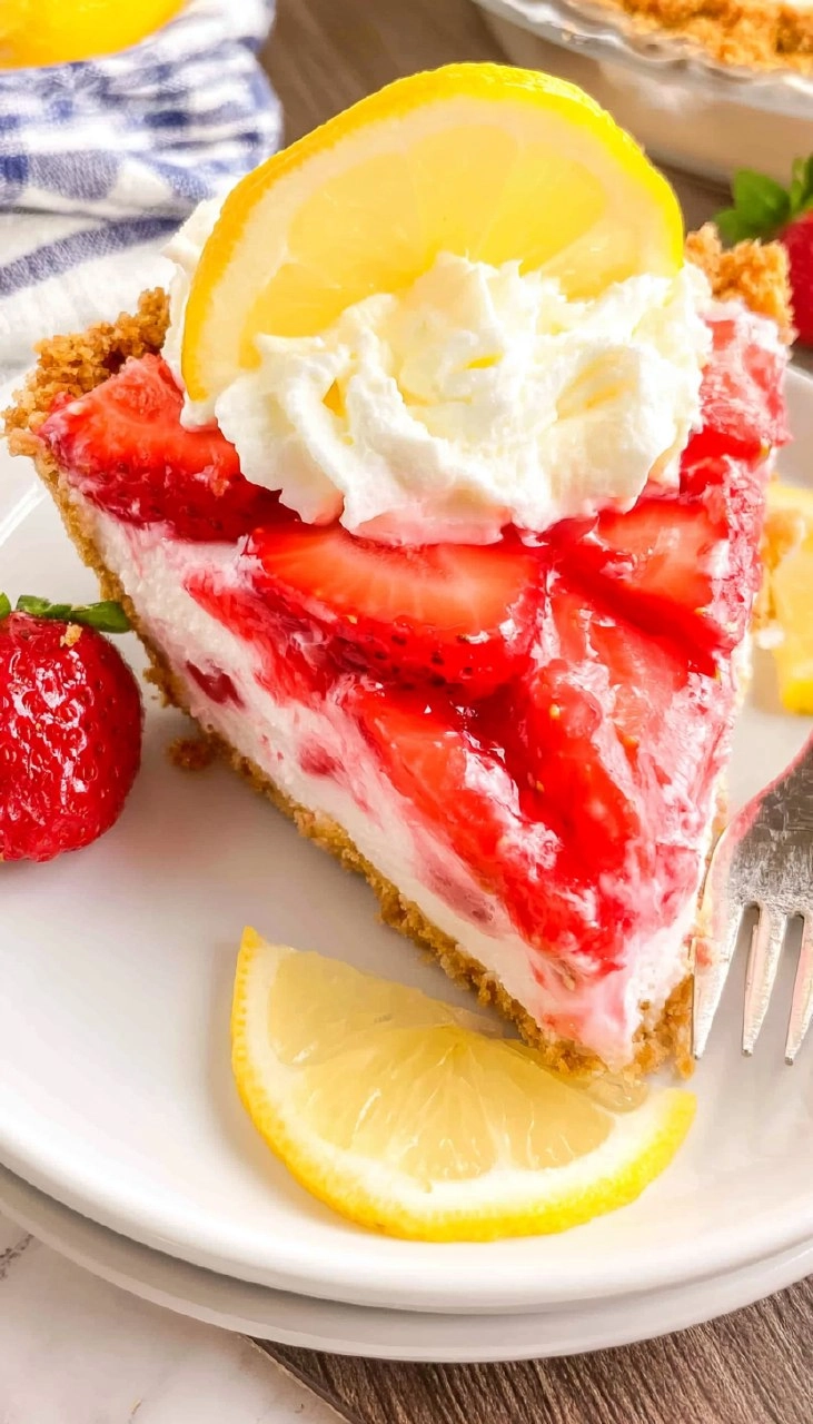 Strawberry Lemonade Pie