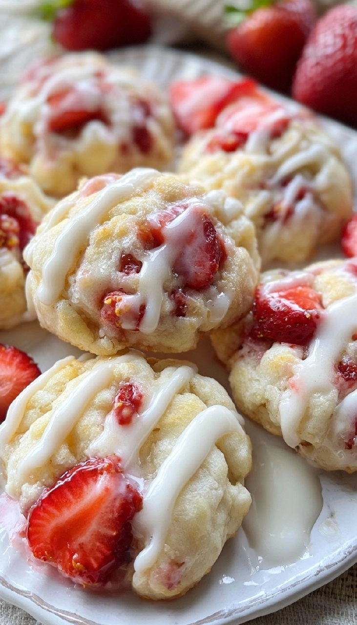 Strawberry Shortcake Cookies