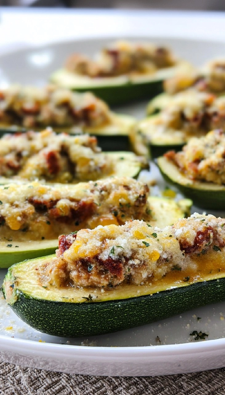 Stuffed Zucchini Boats