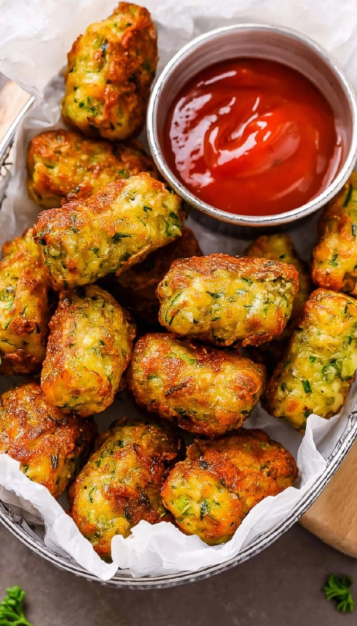 Air Fryer Zucchini Tots