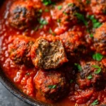 Baked-Meatball-Recipe-with-The-Best-Marinara-Sauce-Recipe