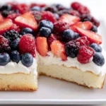 Berries & Cream Sheet Cake 131 Berries-Cream-Sheet-Cake-Recipe