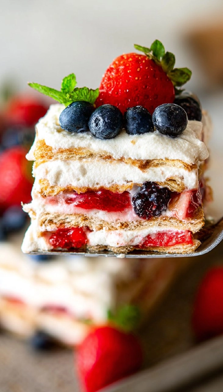 Berry Icebox Cake 95 Berry Icebox Cake