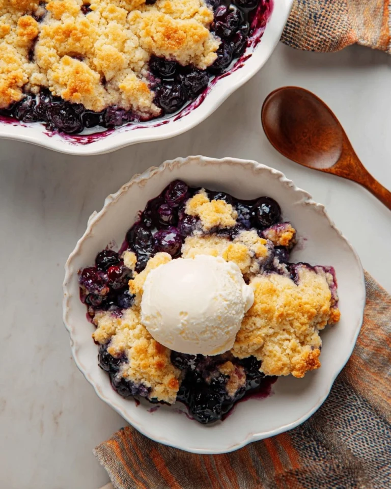 Blueberry-Cobbler-with-Almond-Topping-Recipe