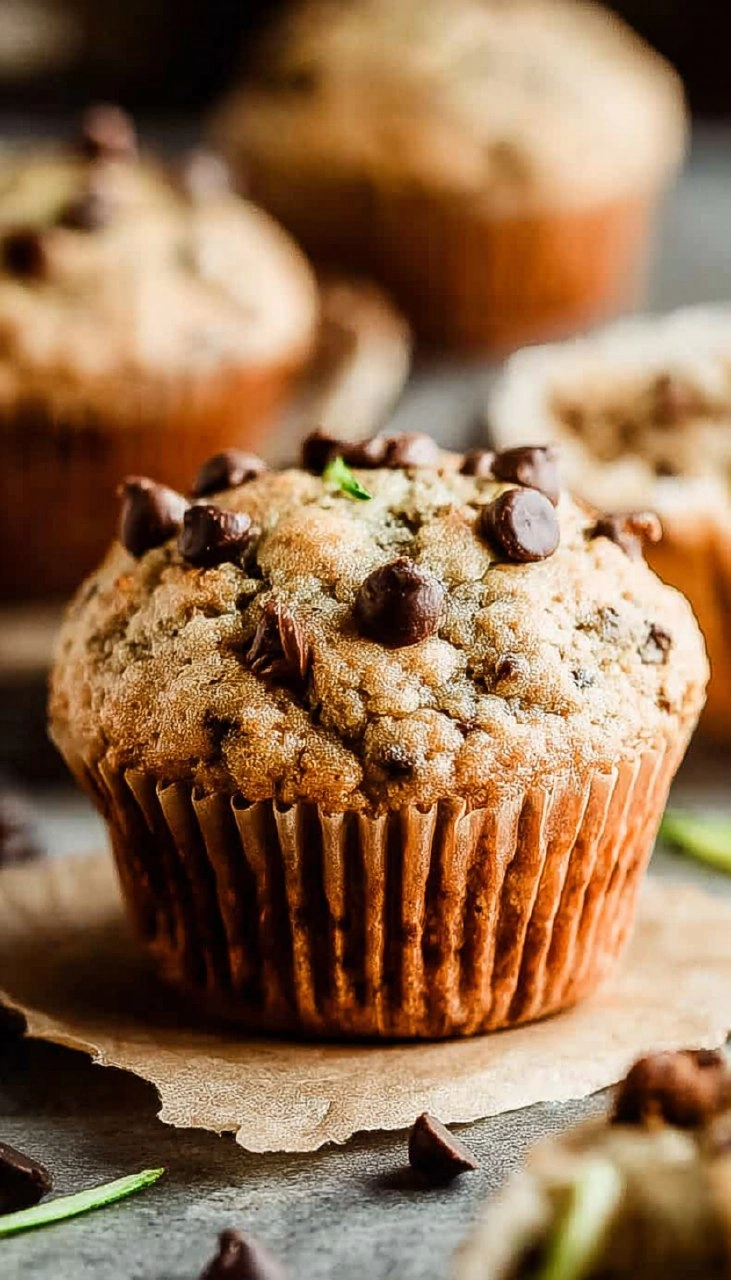 Chocolate Chip Zucchini Muffins