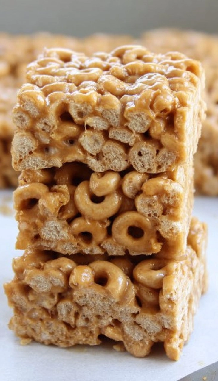 Easy Peanut Butter Cheerio Bars