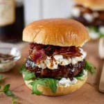 Fig and Bacon Goat Cheese Burgers 161 Fig-and-Bacon-Goat-Cheese-Burgers-Recipe