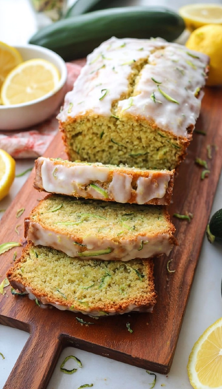 Glazed Lemon Zucchini Bread 110 Glazed Lemon Zucchini Bread