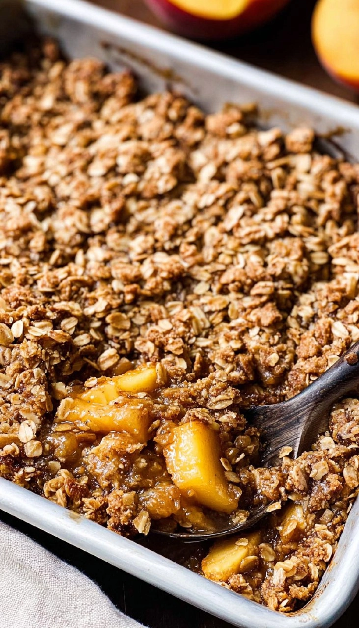 Gluten Free Peach Crisp 110 Gluten Free Peach Crisp