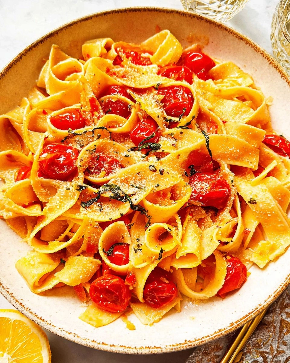 Lemony Cherry Tomato Pasta