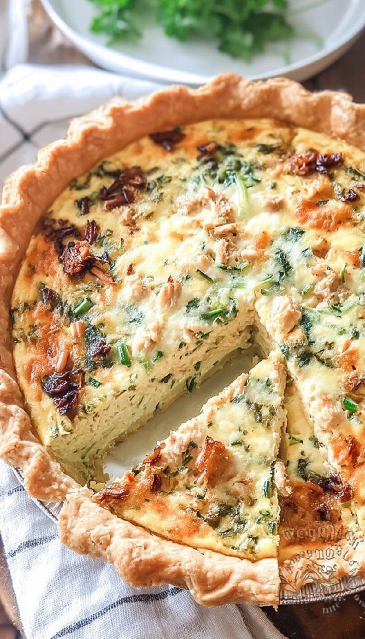 Marry Me Chicken Quiche