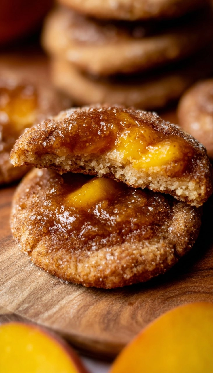 Peach Cobbler Cookies