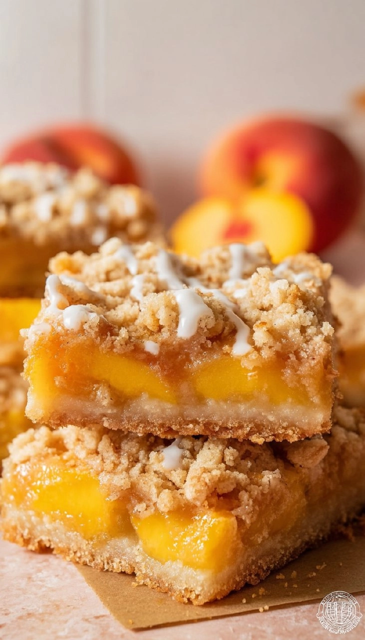 Peach Crumb Bars