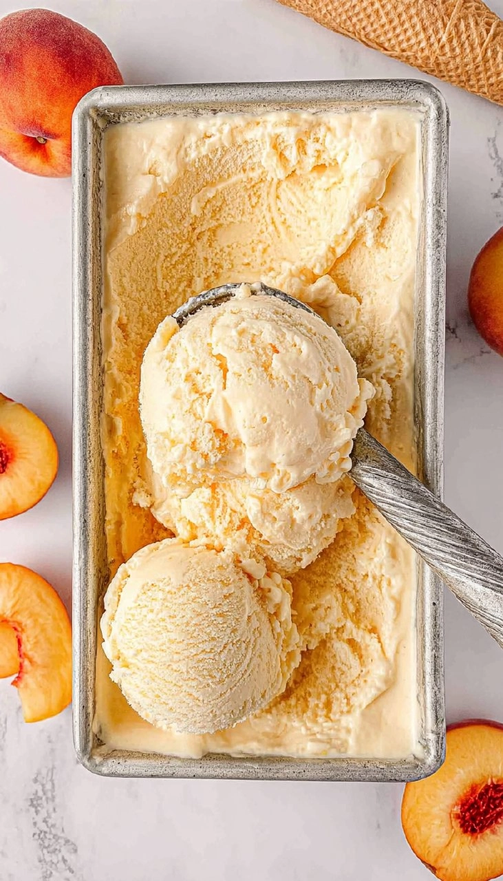 Peach Ice Cream 85 Peach Ice Cream