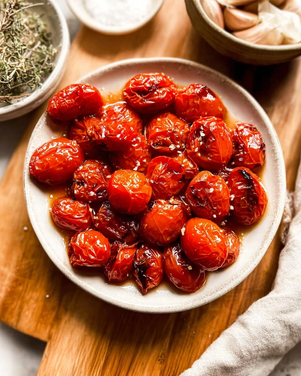 Roasted Cherry Tomatoes with Garlic