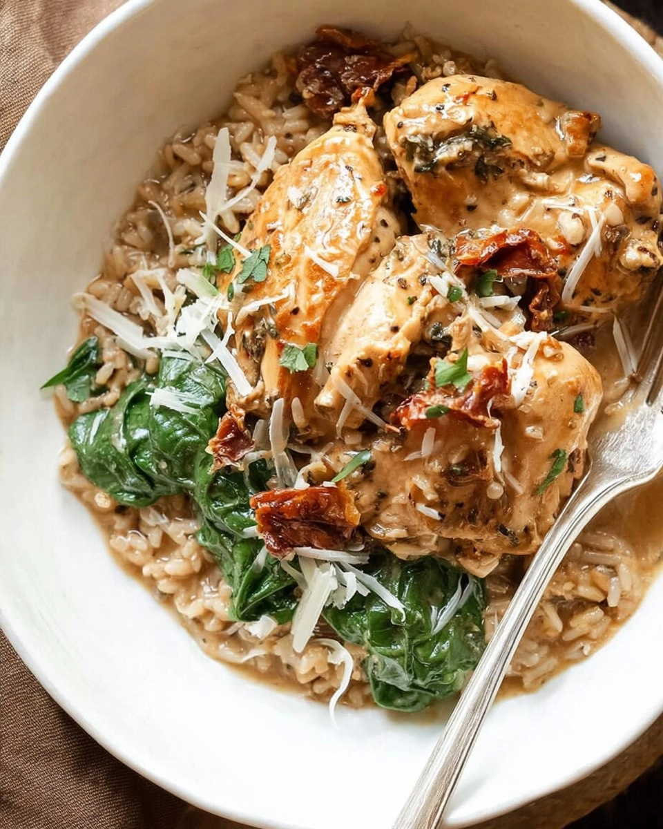 Slow Cooker Tuscan Chicken (Creamy, 10-Minute Prep)