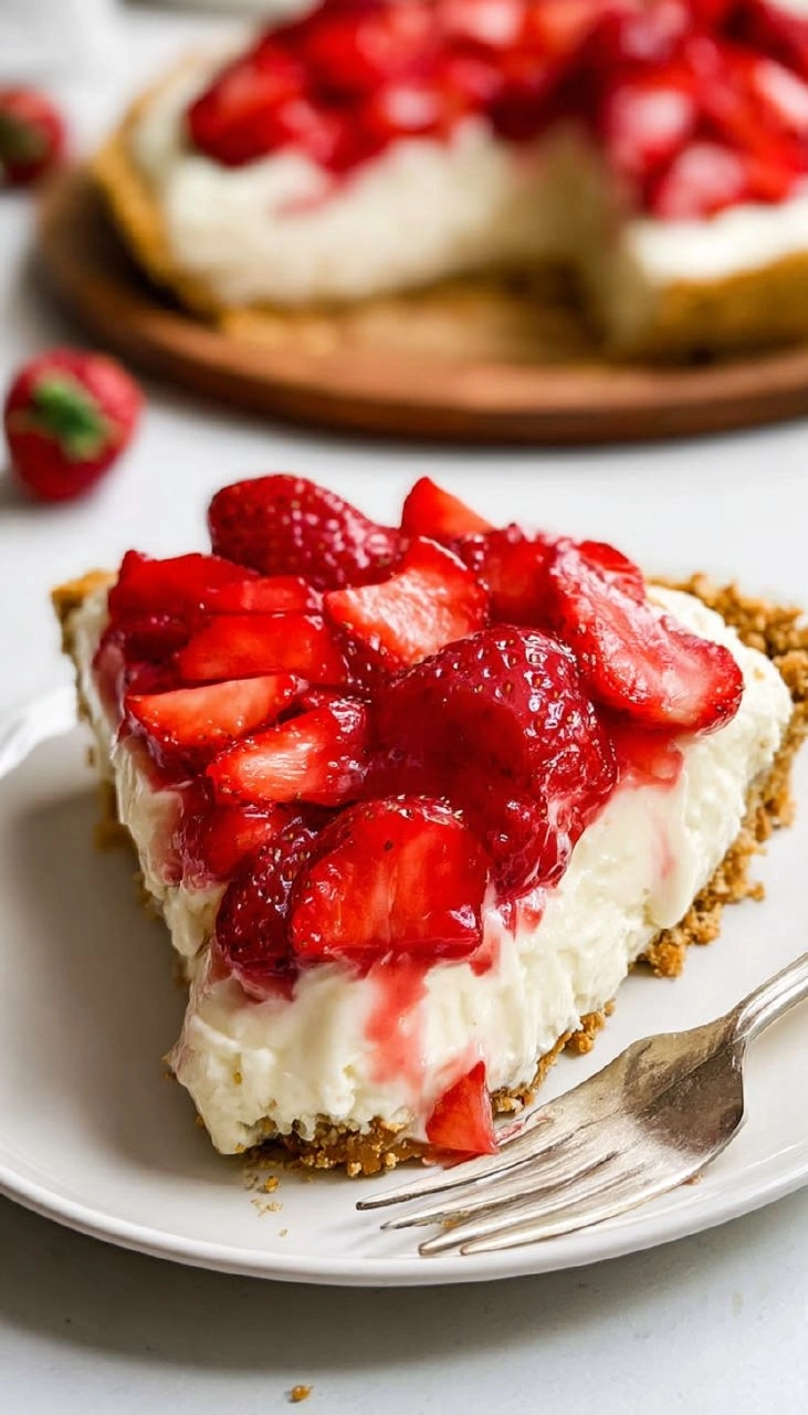 Strawberry Pretzel Pie
