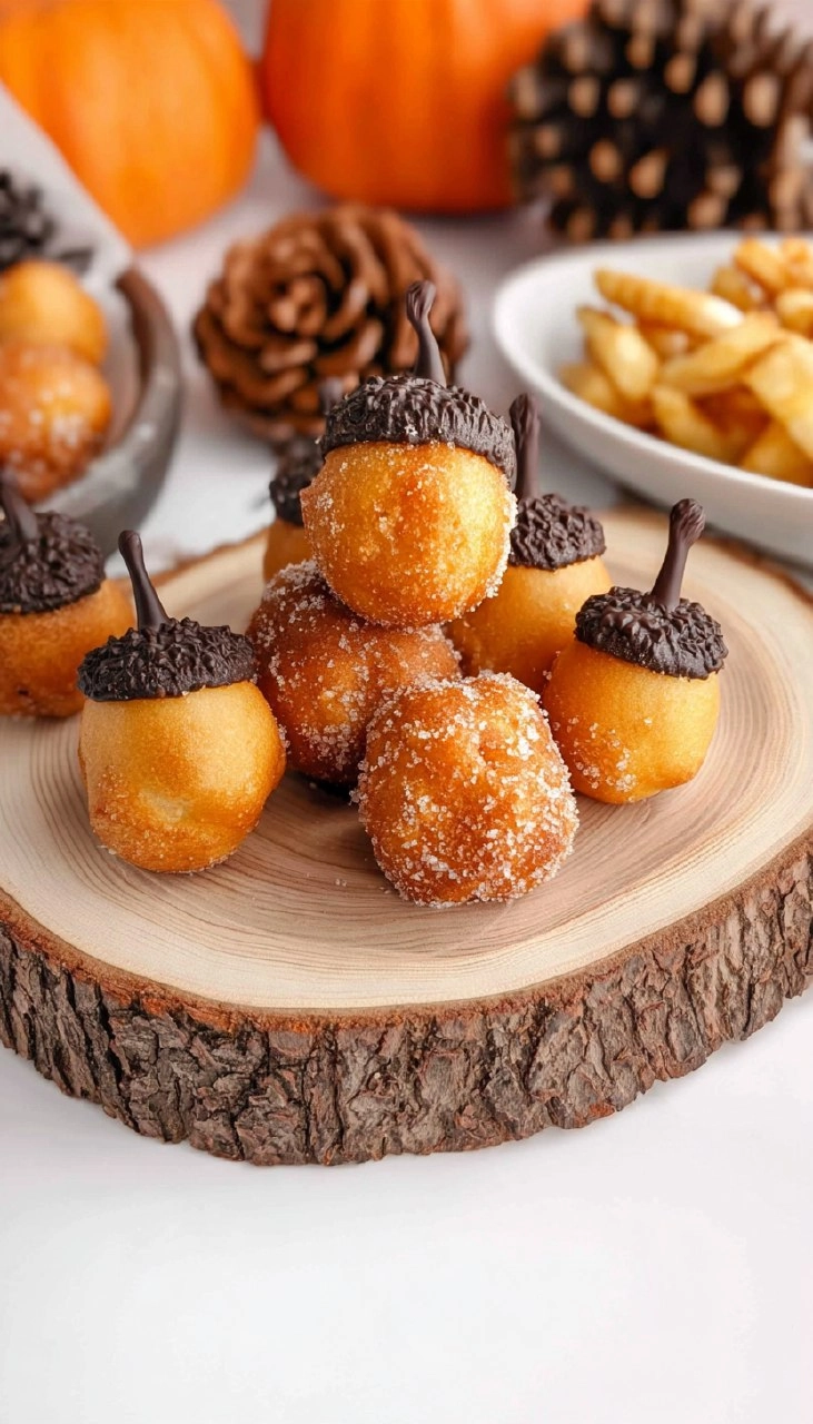 Acorn Donut Holes