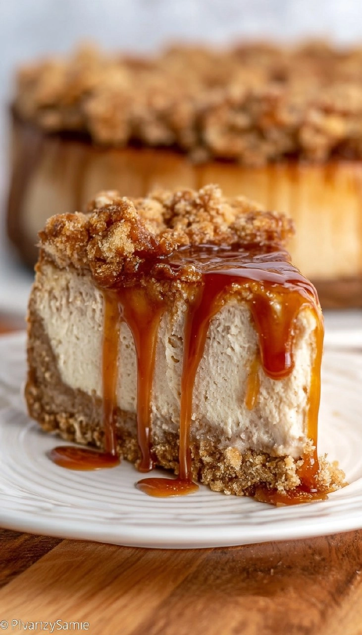 Amazing Caramel Apple Cheesecake