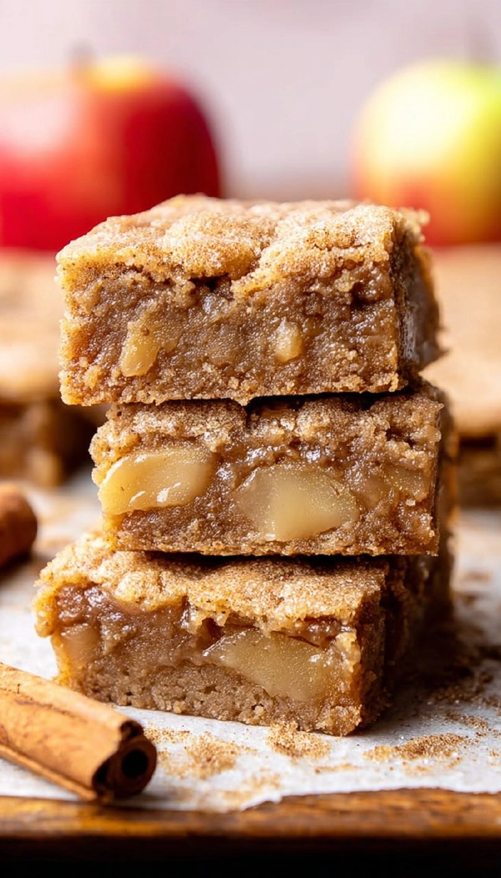Apple Cinnamon Blondies