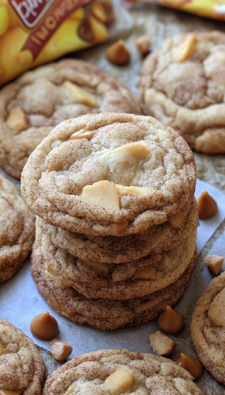 Caramel Apple Cider Cookies