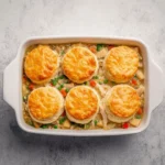 Chicken-Pot-Pie-Casserole-With-Biscuits-Recipe