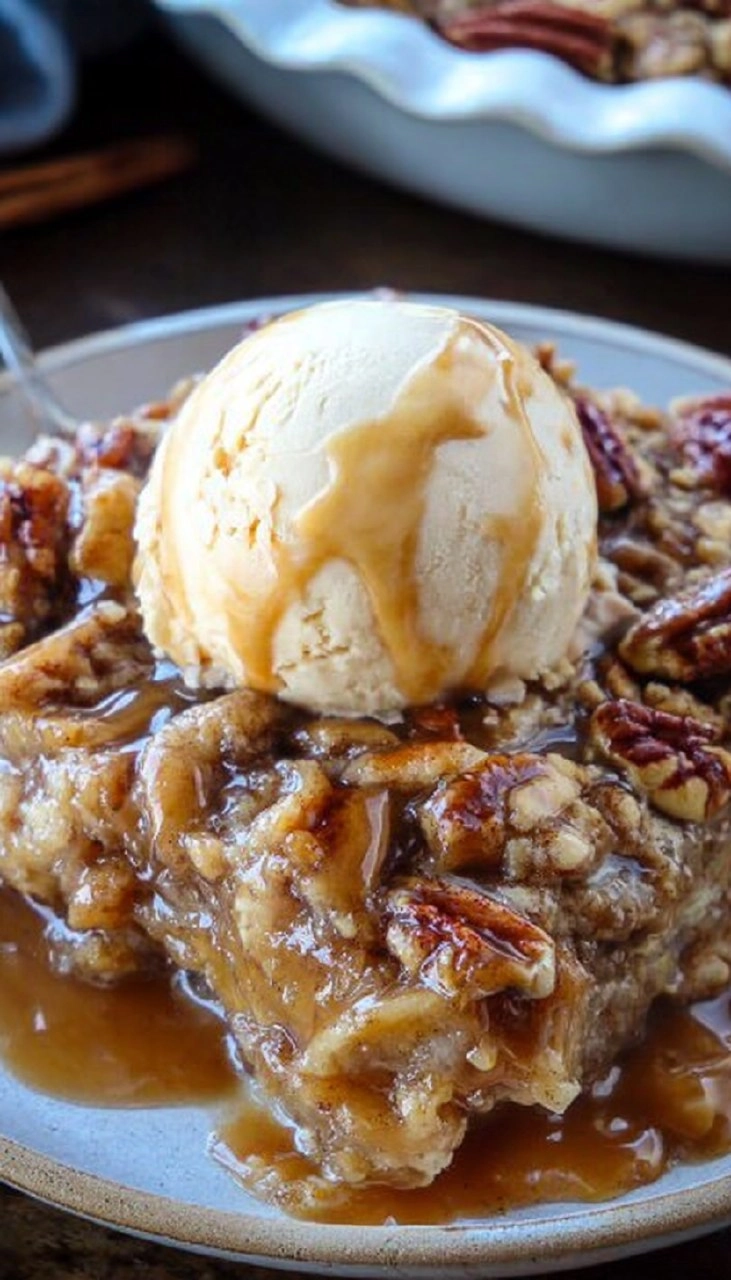 Cinnamon Roll Apple Pie