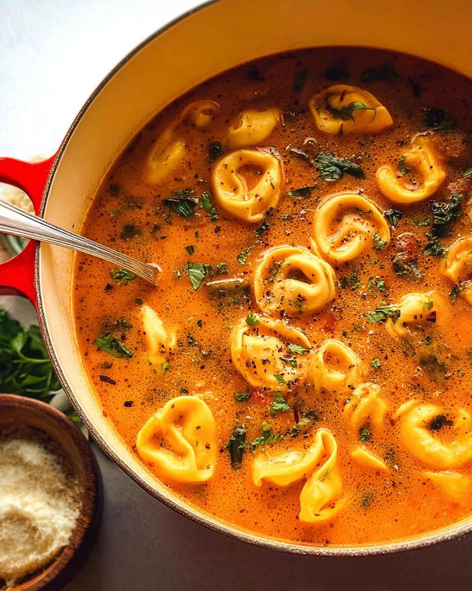 Creamy Tortellini Soup