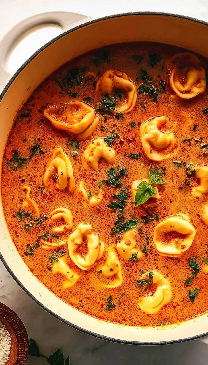 Creamy Tortellini Soup