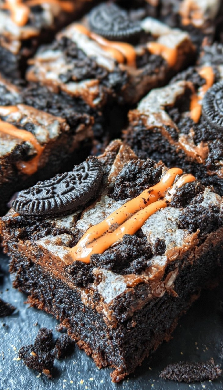 Halloween Oreo Brownies 40 Halloween Oreo Brownies