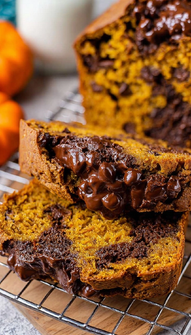 Pumpkin Chocolate Chip Bread