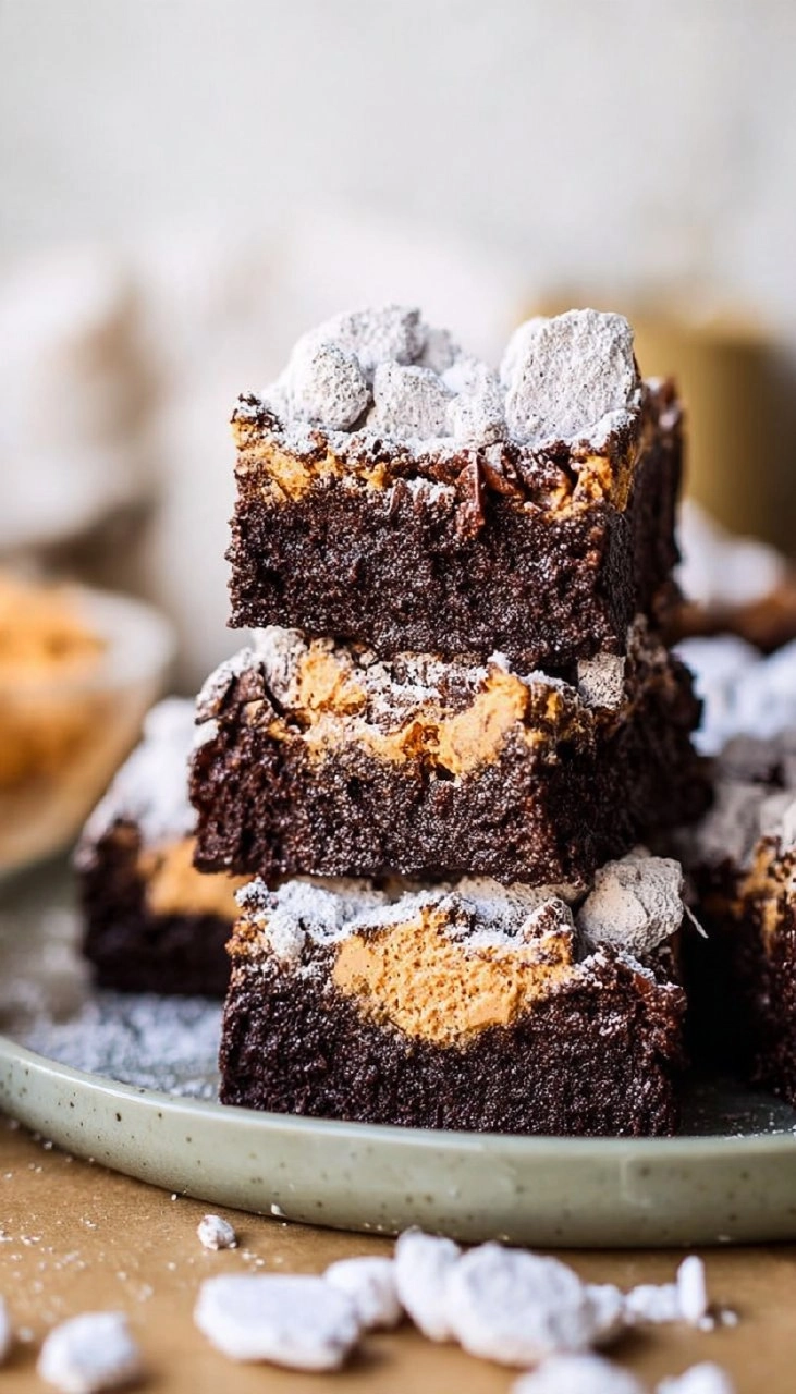 Puppy Chow Brownies