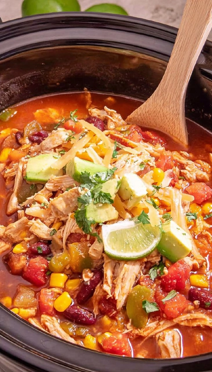 Slow Cooker Chicken Chili