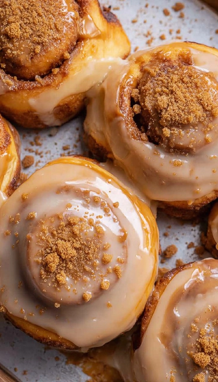 Cookie Butter Cinnamon Rolls