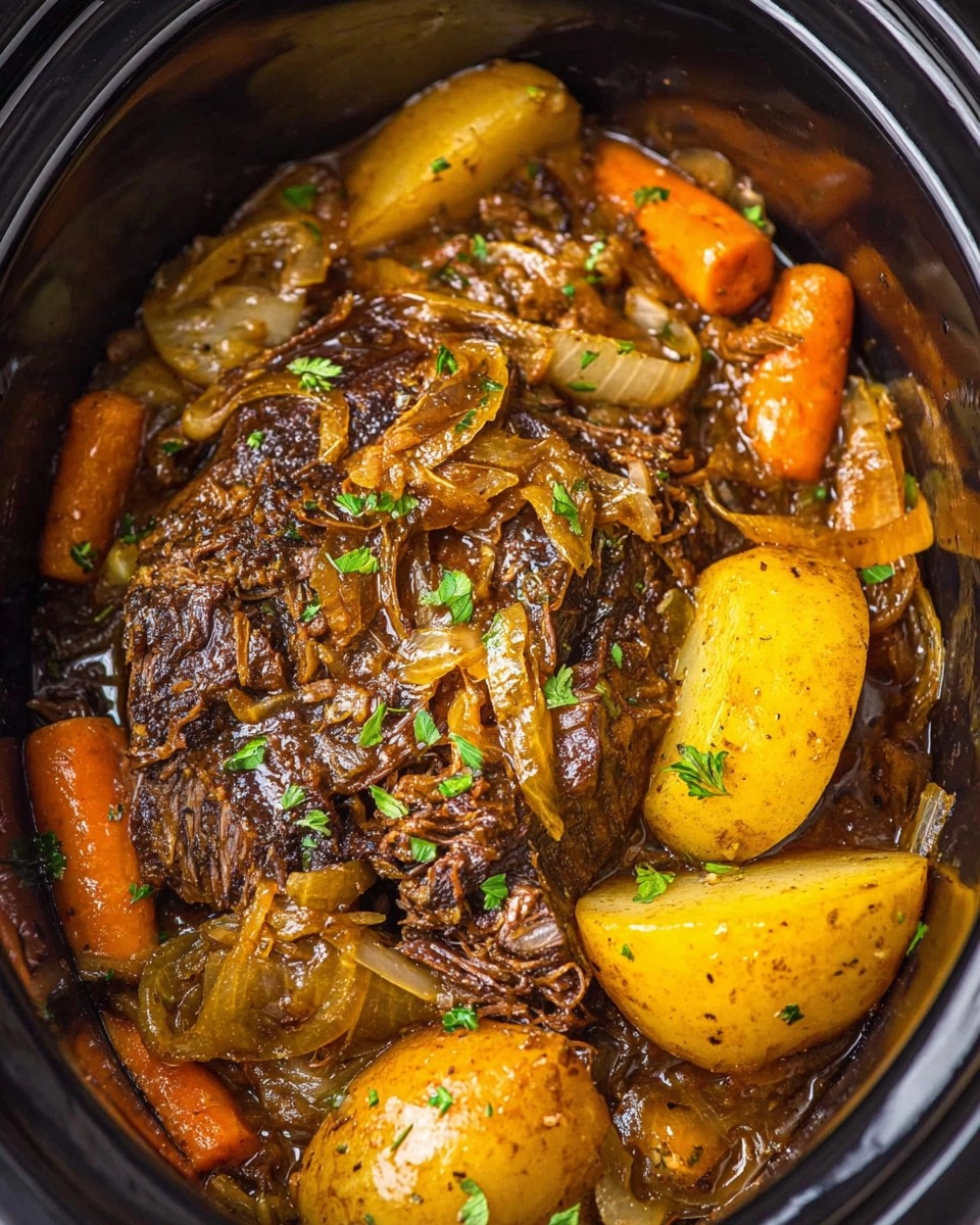 Crockpot French Onion Pot Roast