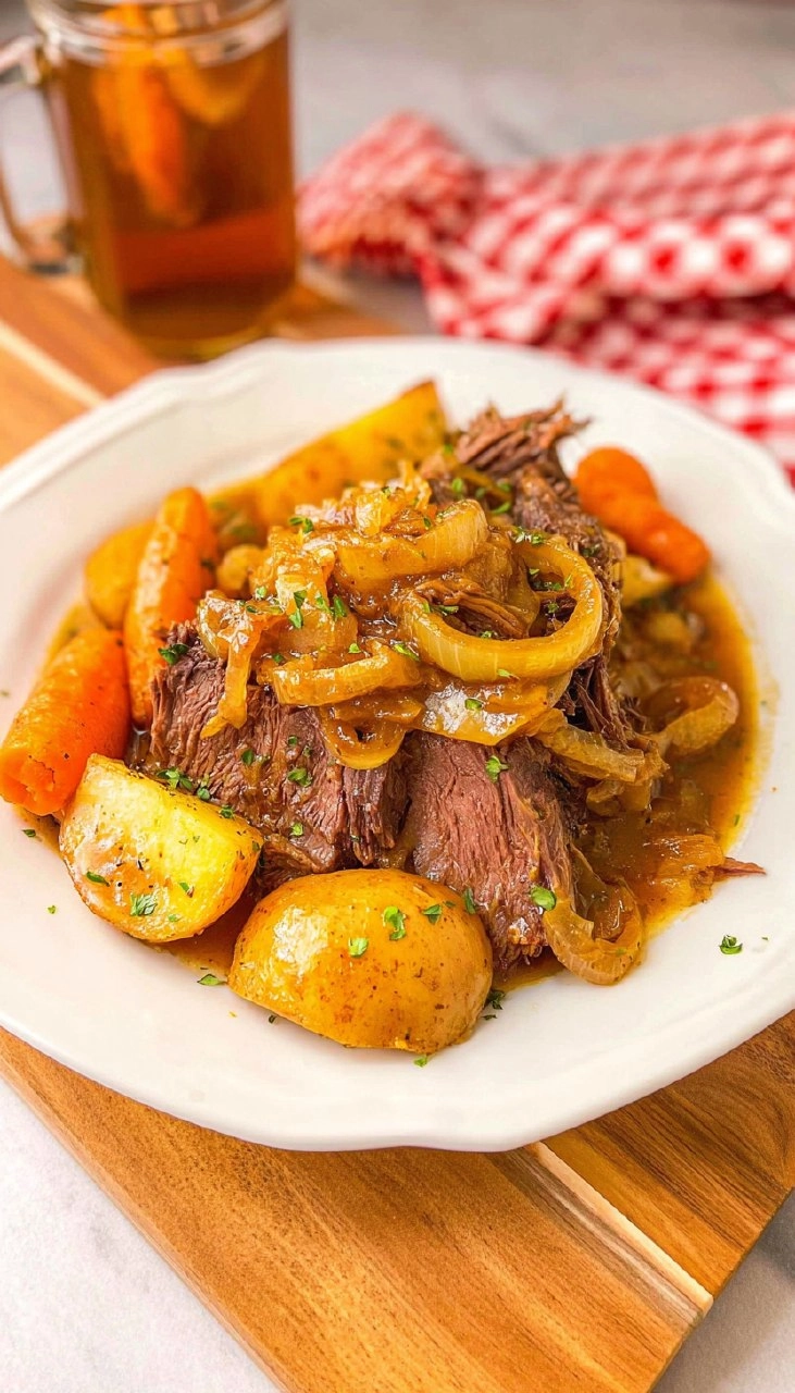 Crockpot French Onion Pot Roast