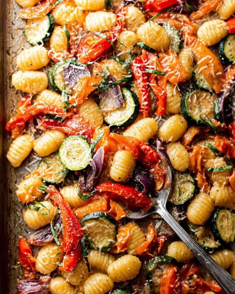 Easy-Sheet-Pan-Gnocchi-and-Vegetables-Recipe